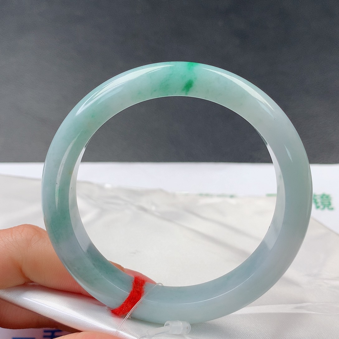 翡翠手镯未镶嵌127正56.7