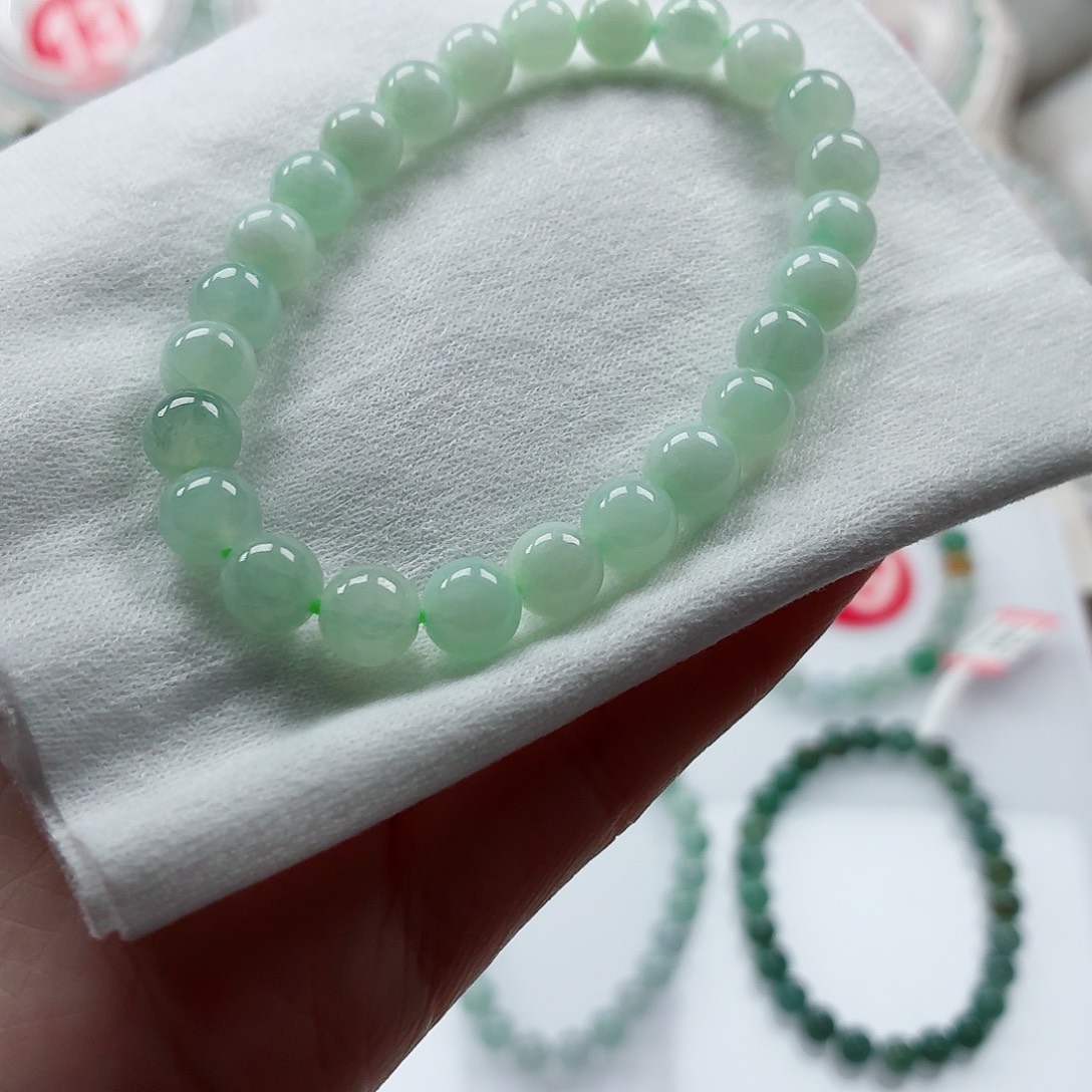 翡翠未镶嵌手链卡7.2（货尾）