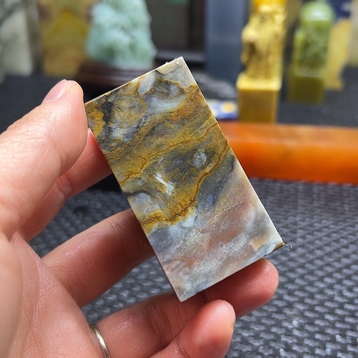 追***主青田石印章石印章石