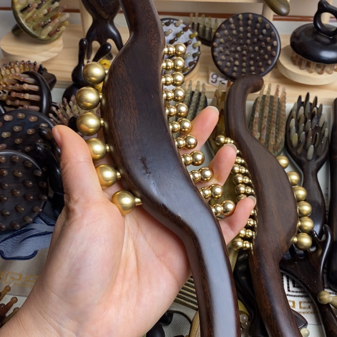 黑檀按摩梳子按摩