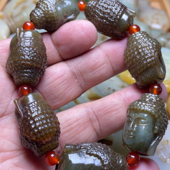 和田玉未镶嵌吊坠(不含链)