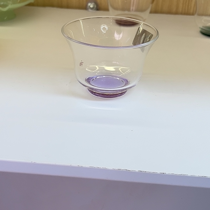 禾器清杯浅紫色。。。