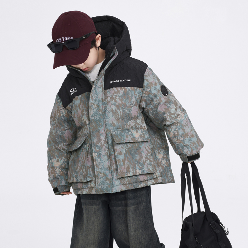 BABY&HH【绿野仙踪】羽绒服25新款韩版潮流酷帅冬加厚保暖儿童