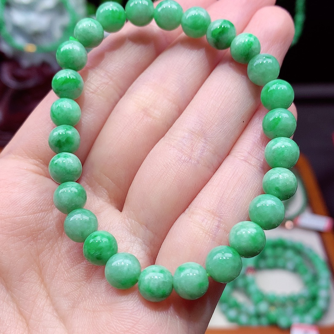 翡翠未镶嵌手链翡翠