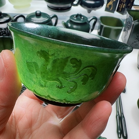 和田玉（青玉）挂件未镶嵌