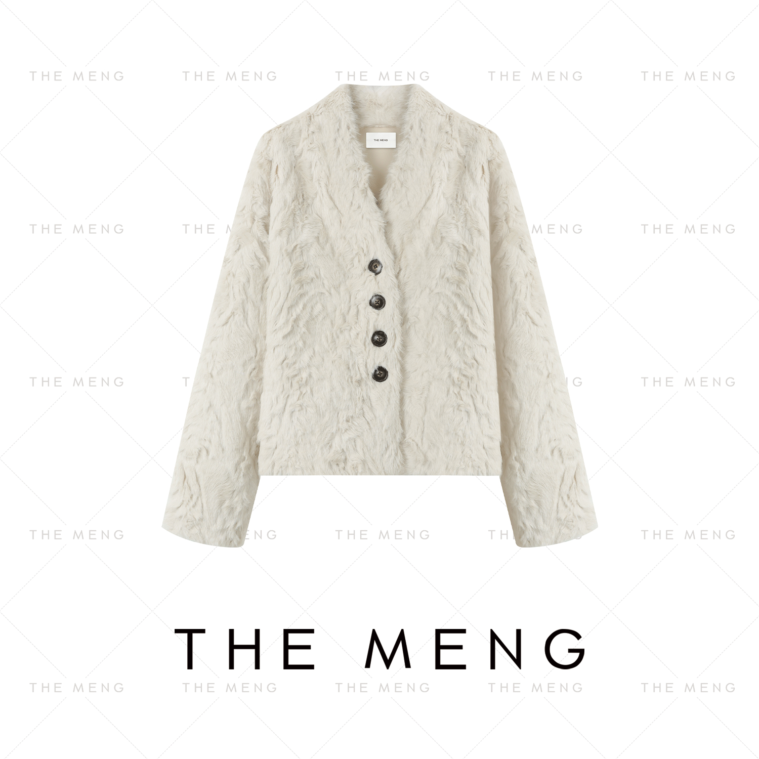 THE MENG【九月】糯软御寒锁温长毛草草外套#M253M1102 LZ