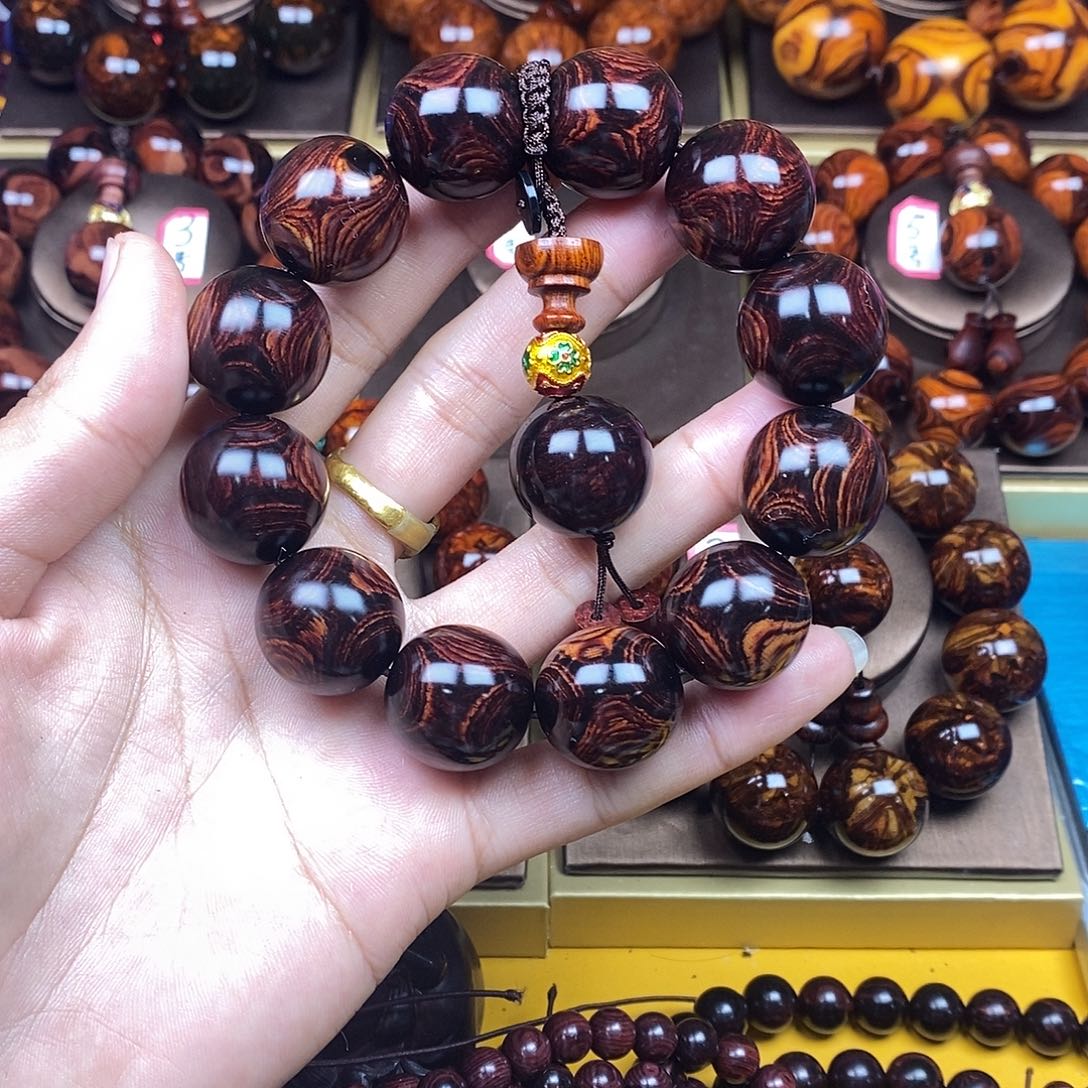 黄花梨/降香黄檀幸**神黄花梨手串2.0