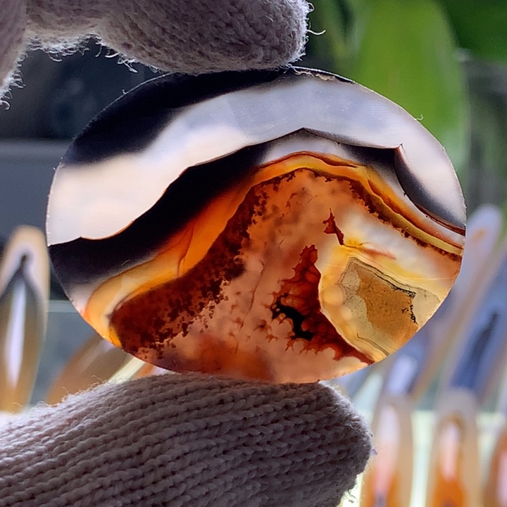 未镶嵌玛瑙/玉髓珠宝半成品61