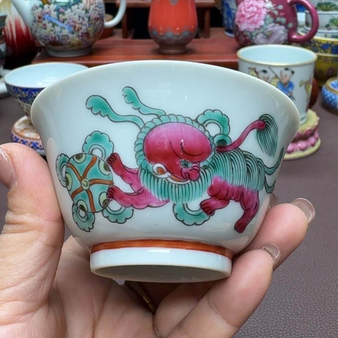 瓷片景德镇仿古手工制作精品展示