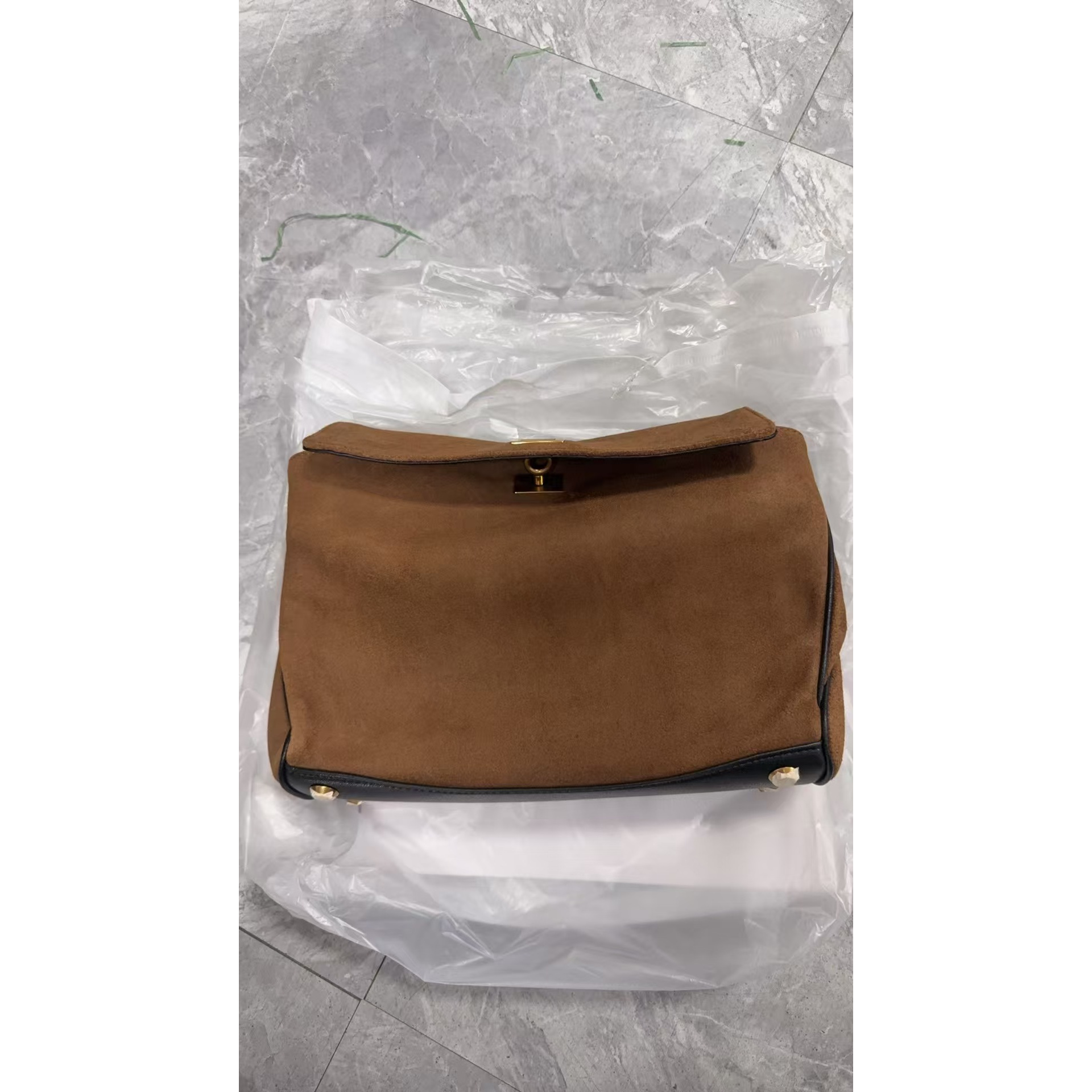 【点点福利】5882棕色【清货有瑕】新款时尚轻奢百搭气质女包