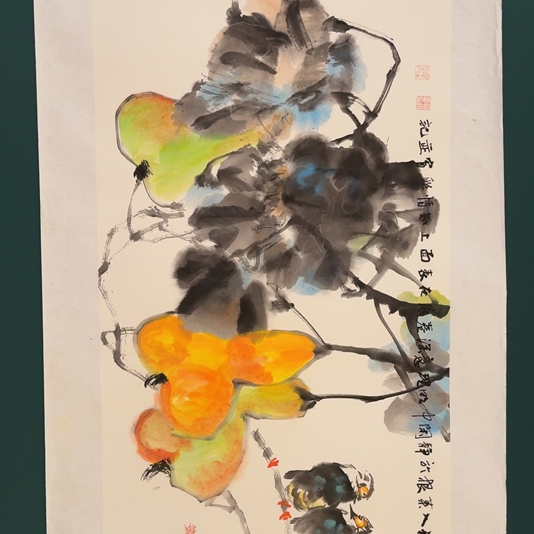 国画邹联富老师的作品