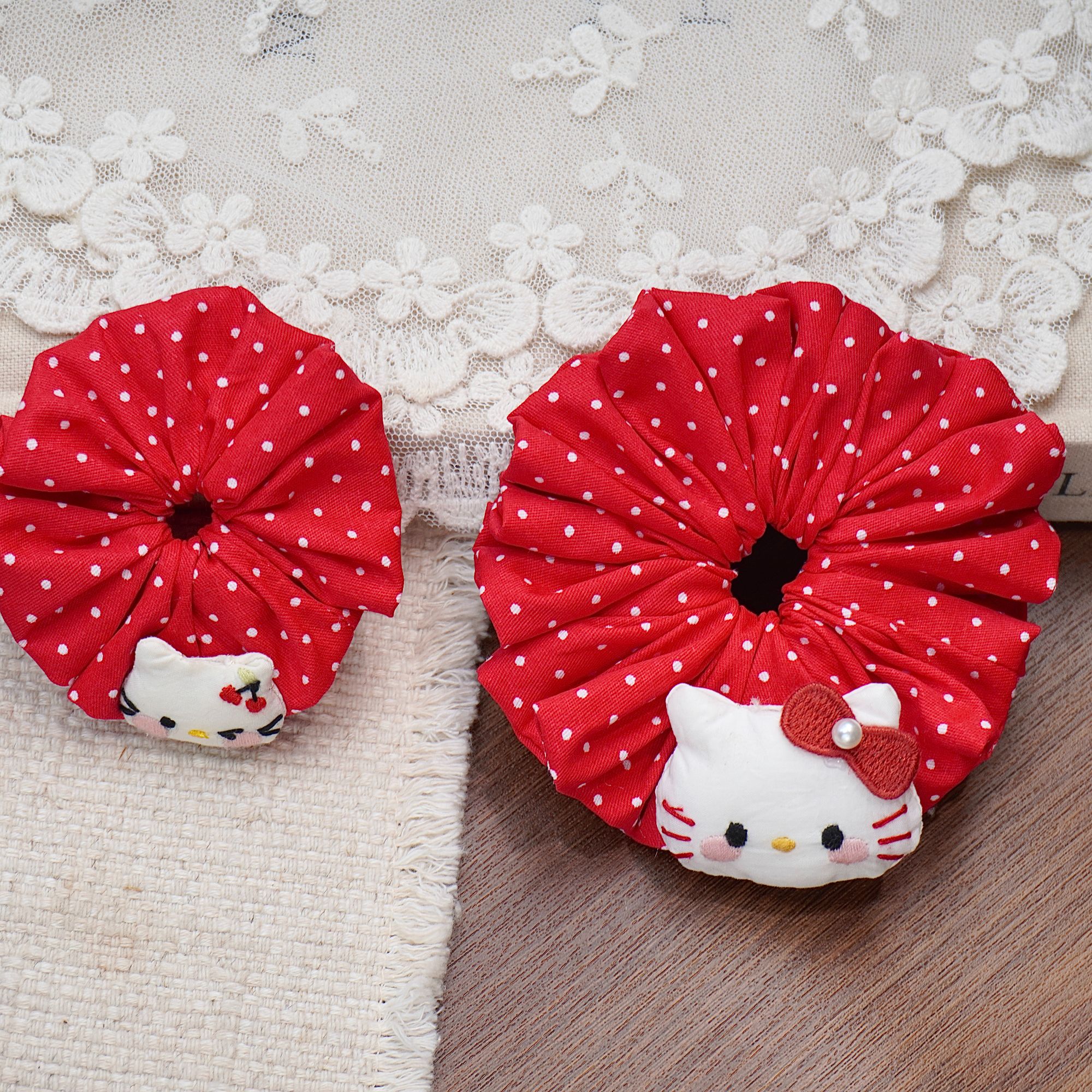 满9.9飞 肠圈小清新彩色可爱卡通发圈儿童手工发饰