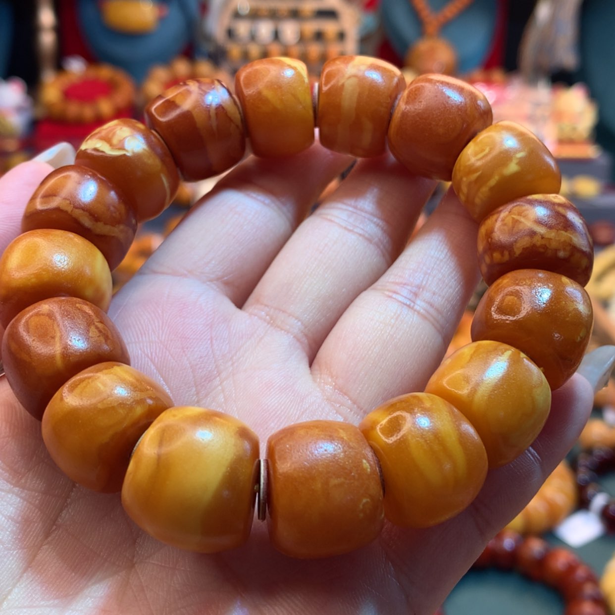 【闪购商品】蜜蜡手串未镶嵌蜜蜡手串