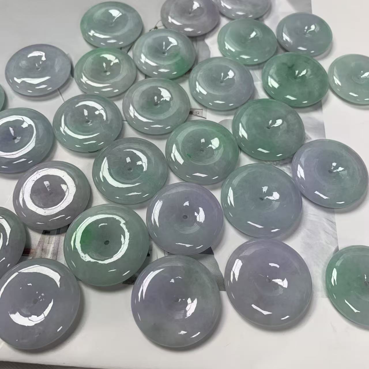 缅甸天然A货翡翠时尚精致国风款平安无事平安扣玉坠-多样性发其一