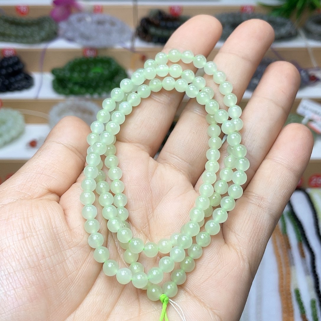 和田玉颈饰未镶嵌5mm