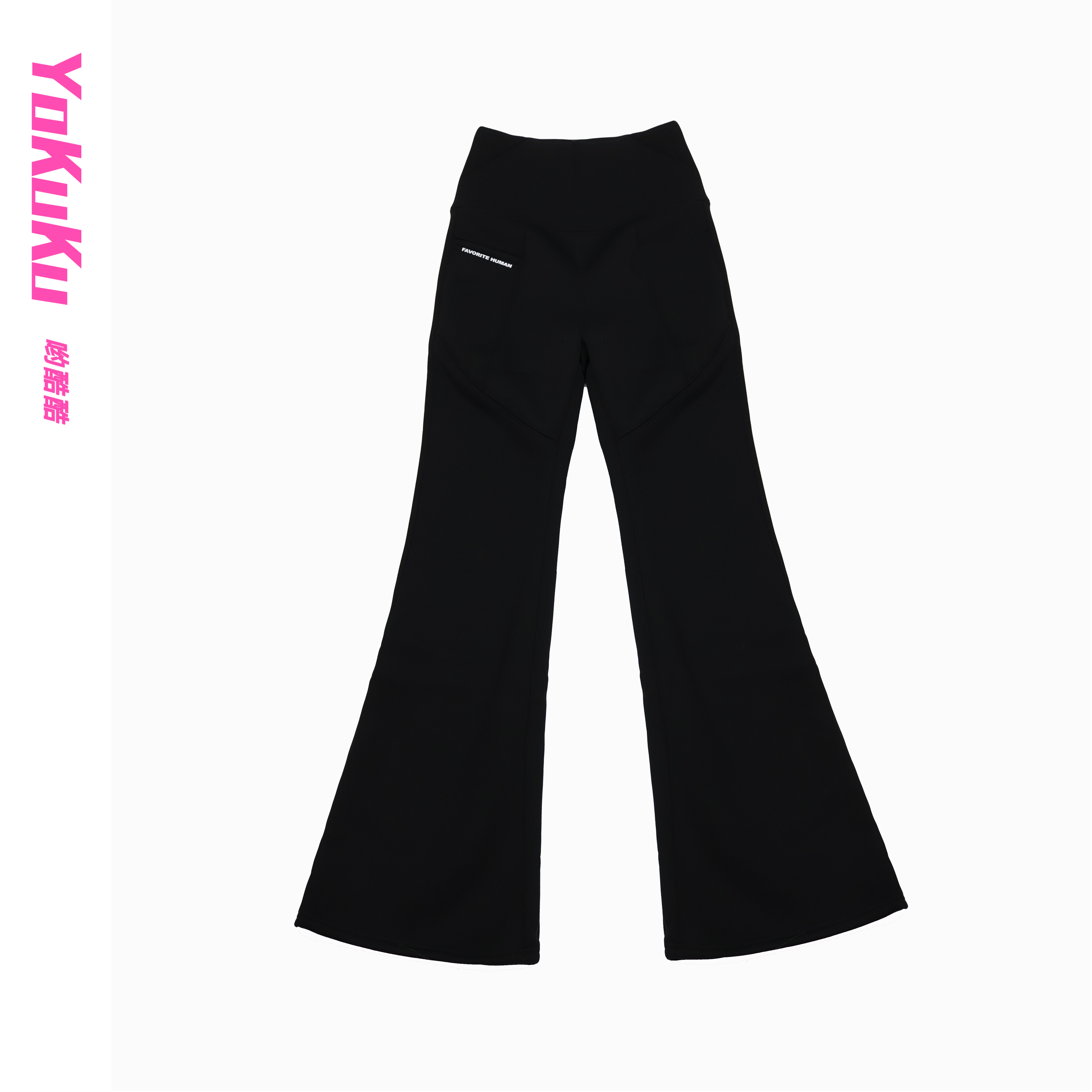 哟酷酷（冬日夹心）时尚御寒加厚加绒保暖外穿微喇鲨鱼打底瑜伽裤