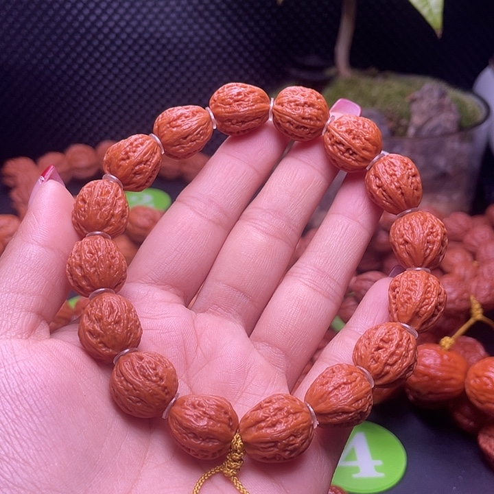 温***柔手串文玩核桃小京八棱