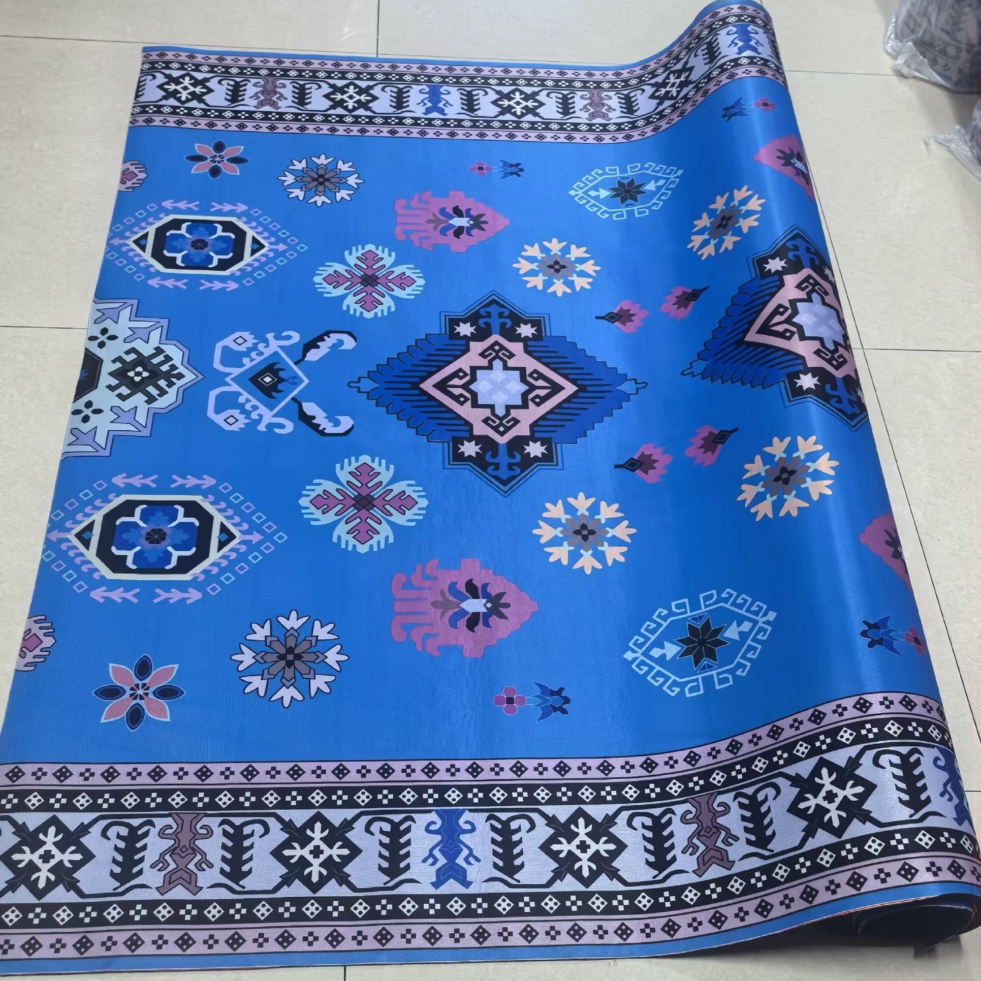 2米宽4～5毫米厚加密加重针织丝滑布面炕毯炕毡榻榻米炕垫地毯