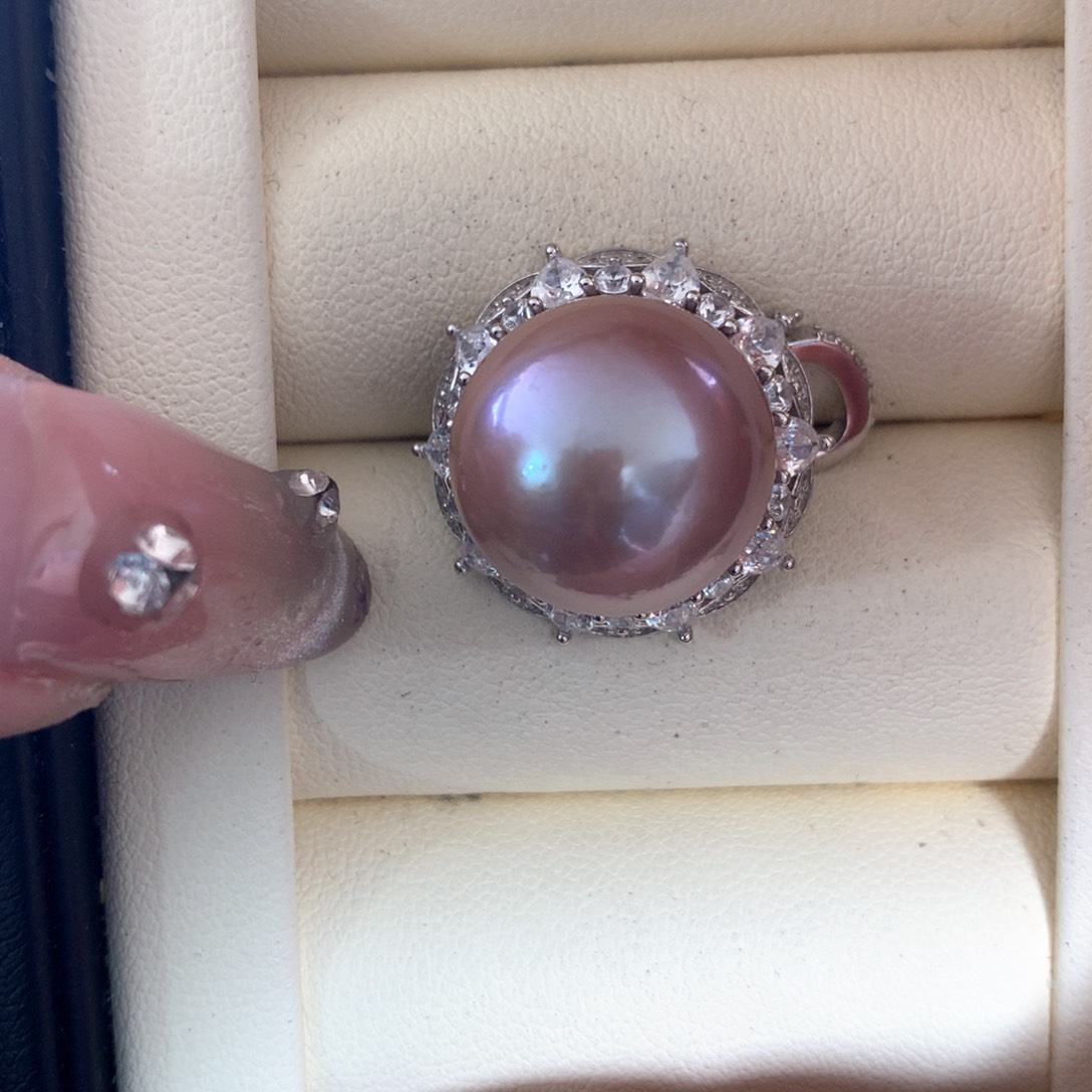 淡水珍珠颈饰银S925镶嵌