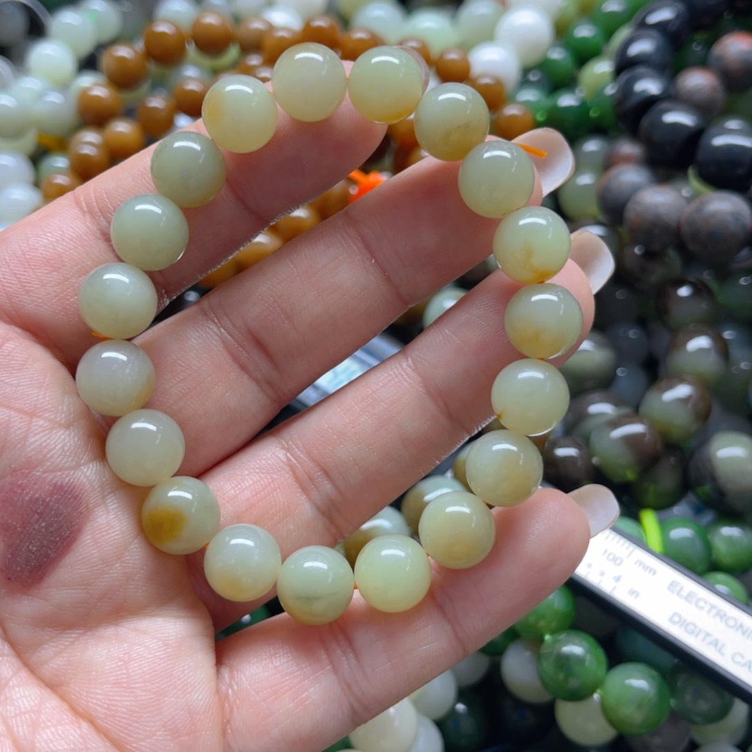 和田玉手链未镶嵌