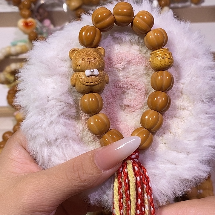 手串猴头核桃泡芙南瓜手持小熊