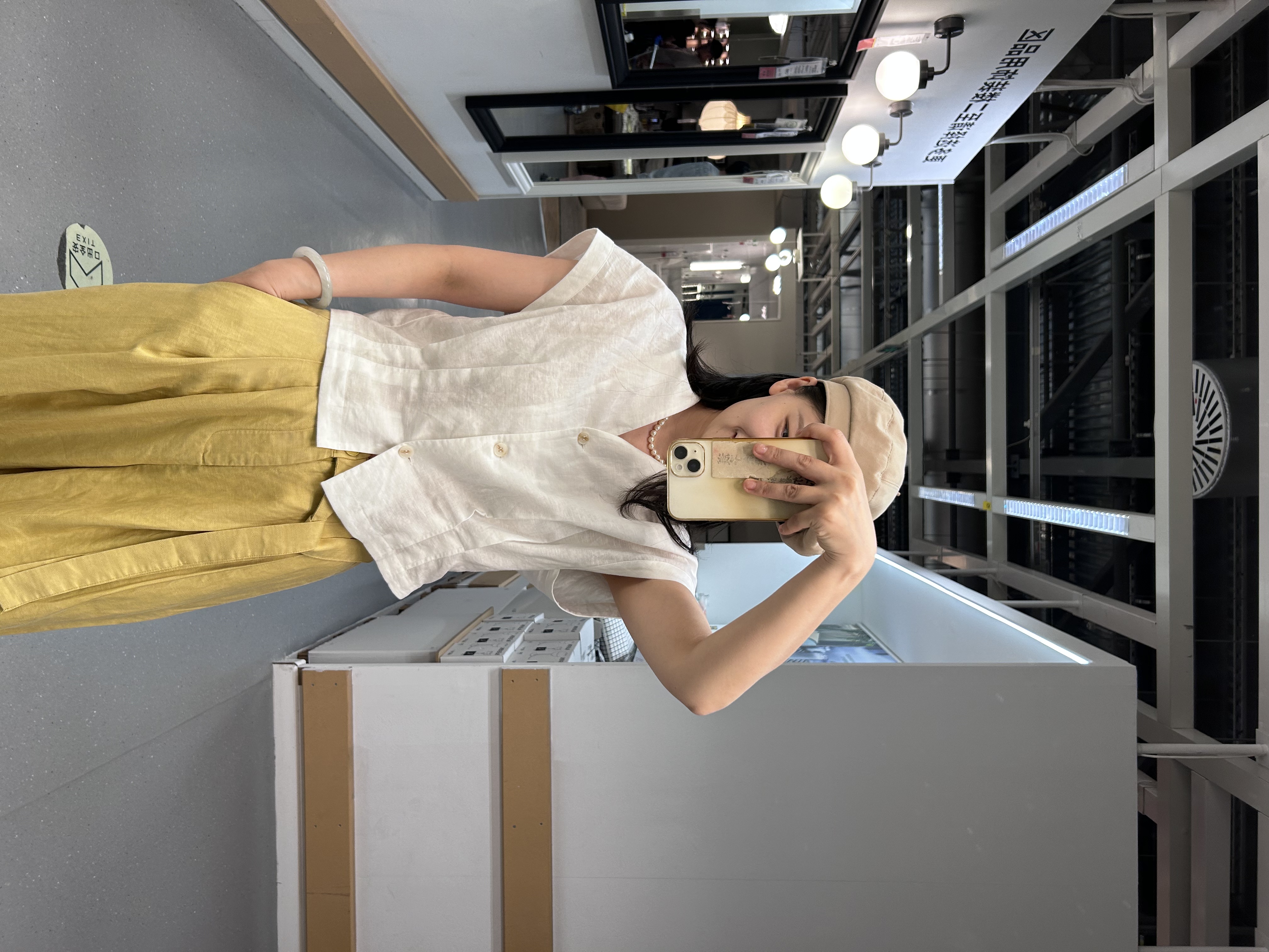 法式优雅亚麻上衣小飞袖显瘦高级真宗进口法麻高货