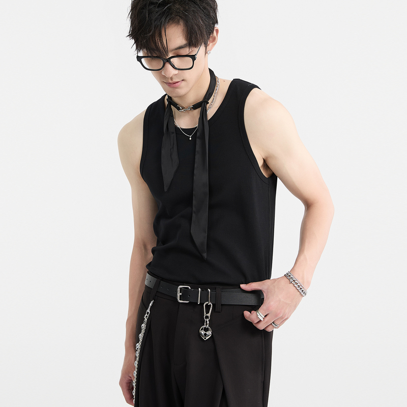 伯爵卓尔2025春季新款打底背心t恤内搭舒适无袖圆领体恤衫Q521042