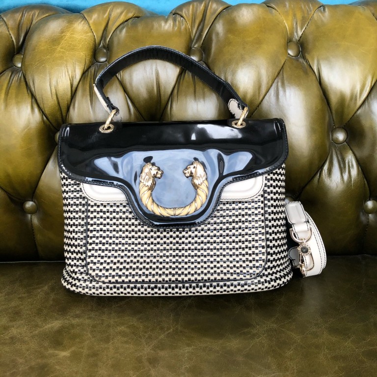 95新 BVLGARI/宝格丽 安洁利严选 宝格丽手提单肩包 WHL410015H