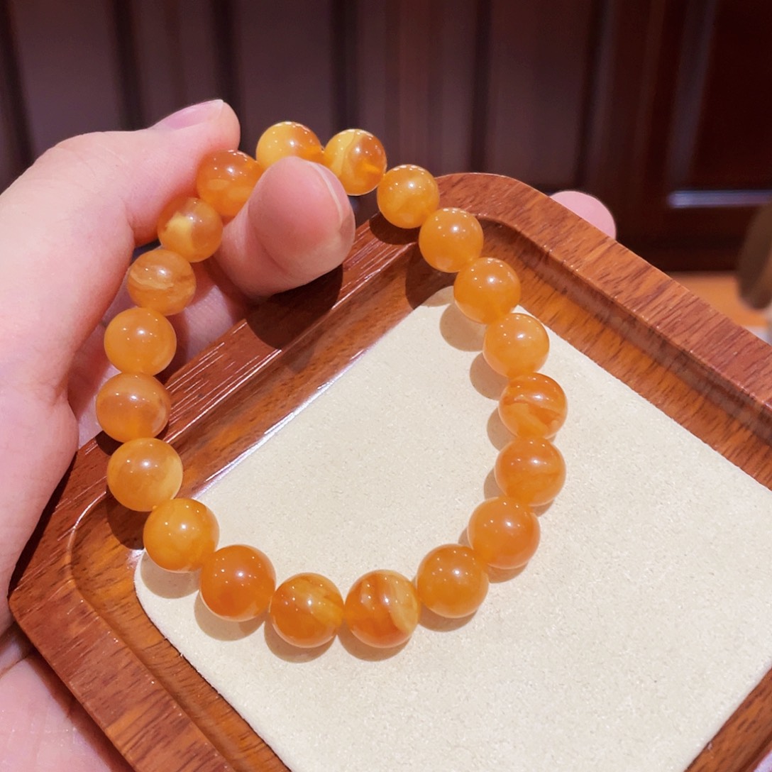 蜜蜡手链未镶嵌手串