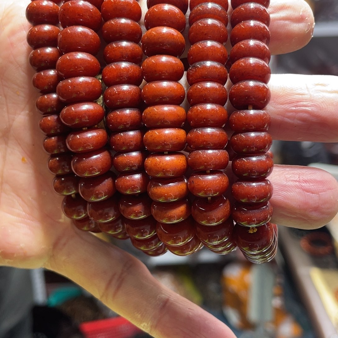 琥珀手链未镶嵌琥珀蜜蜡手串