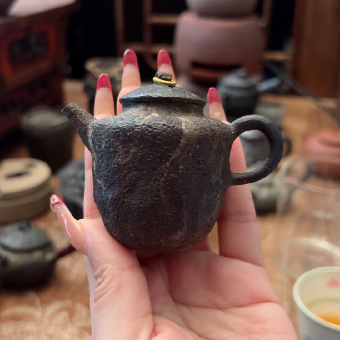 大*杨纯手工柴烧孤品壶一把