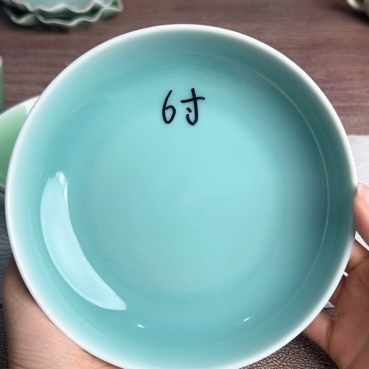 龙泉云间青瓷小米茶器