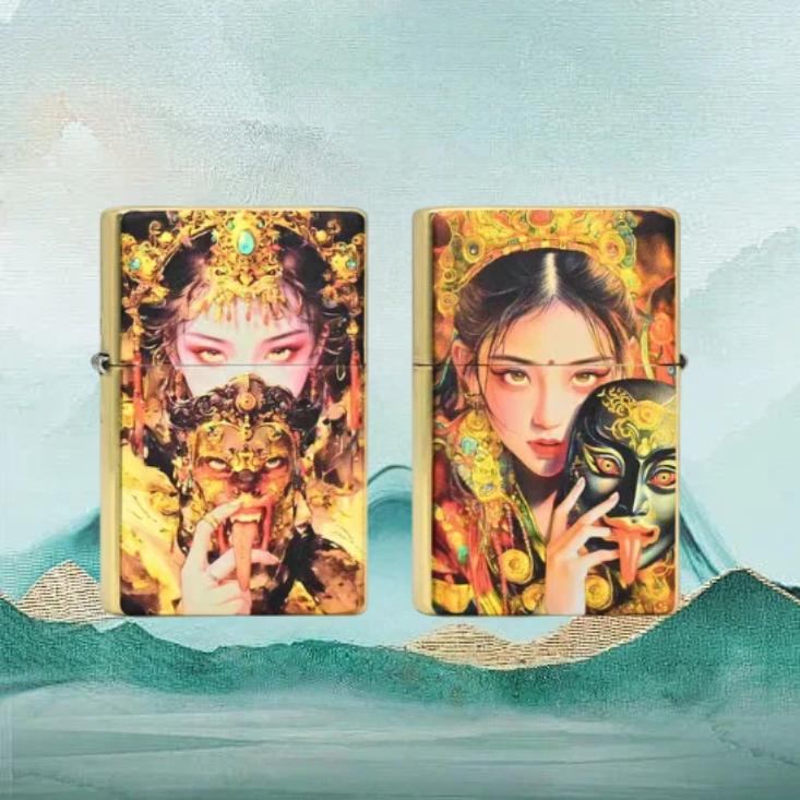 原铜扎基拉姆打火机