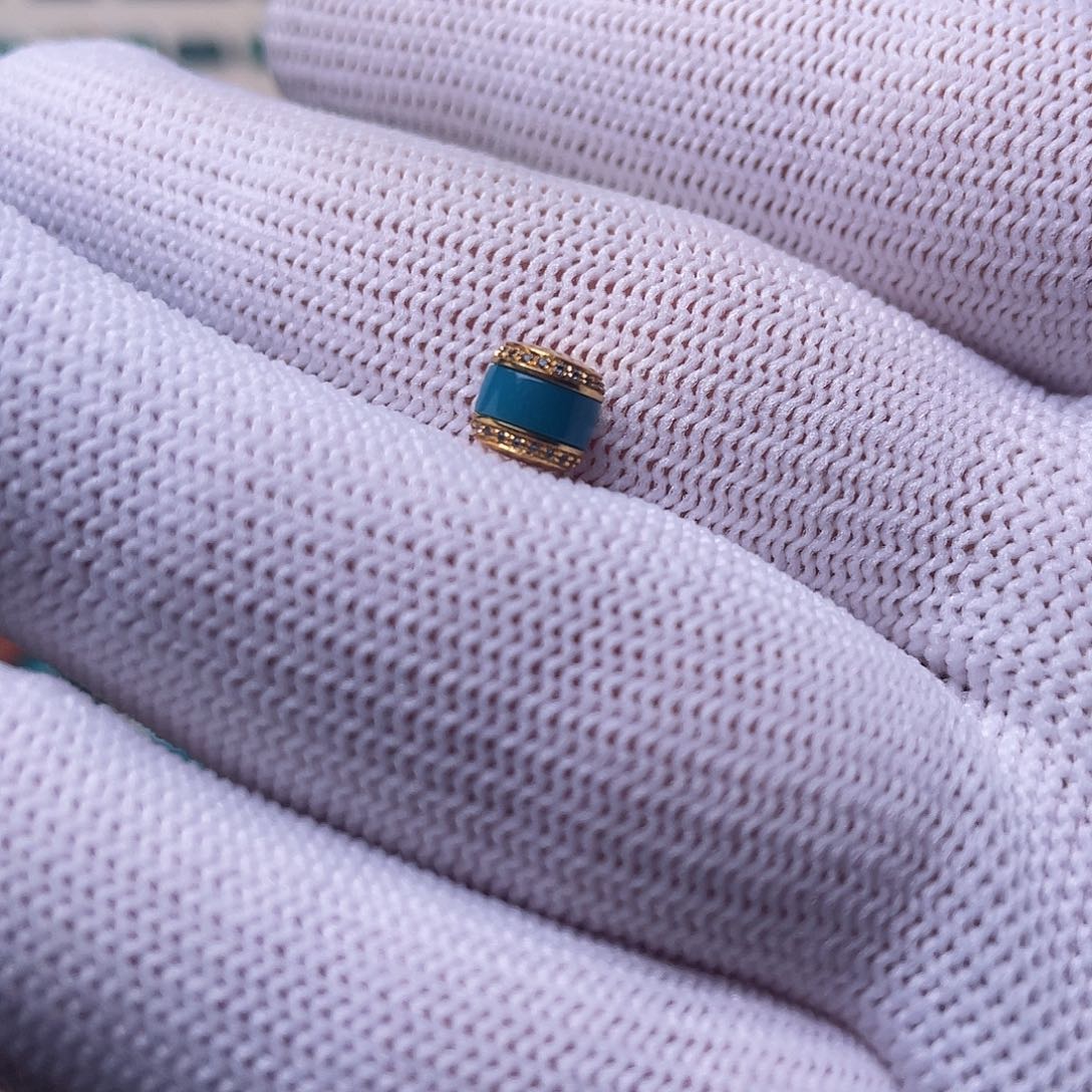 绿松石配饰6 18K金镶嵌