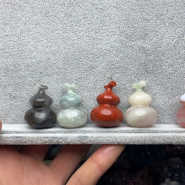 石材醒狮小白葫芦