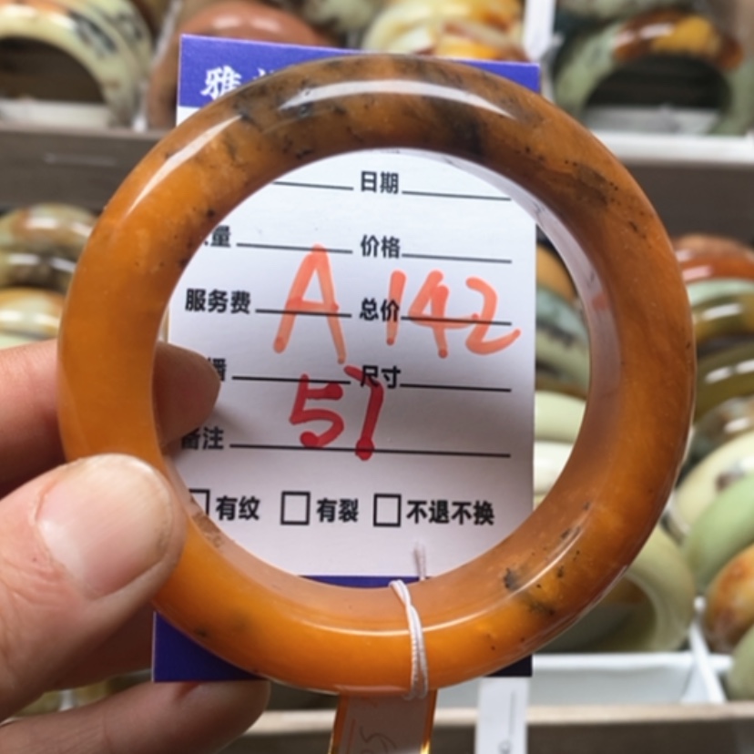 【闪购商品】蛇纹石玉手镯未镶嵌
