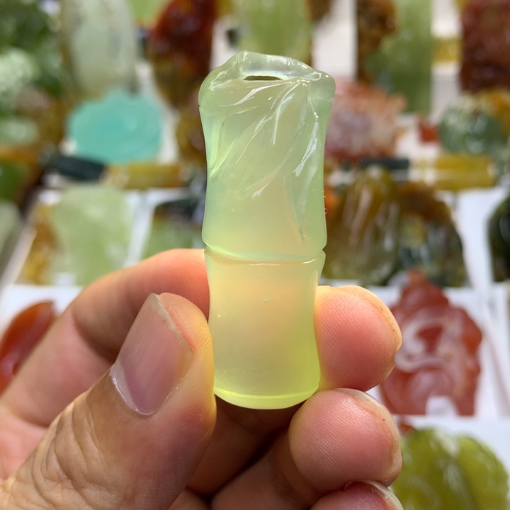 蛇纹石玉合金珠宝半成品