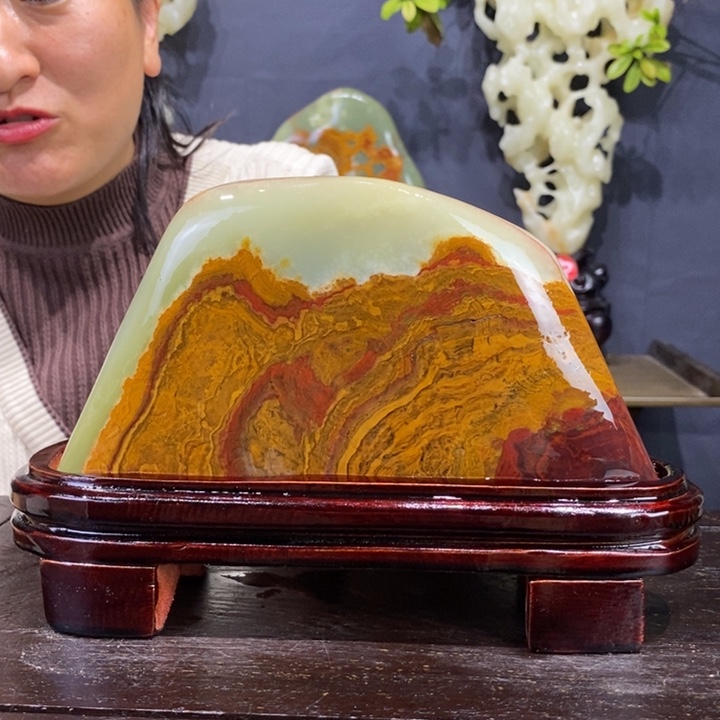 石材精品古青石摆件