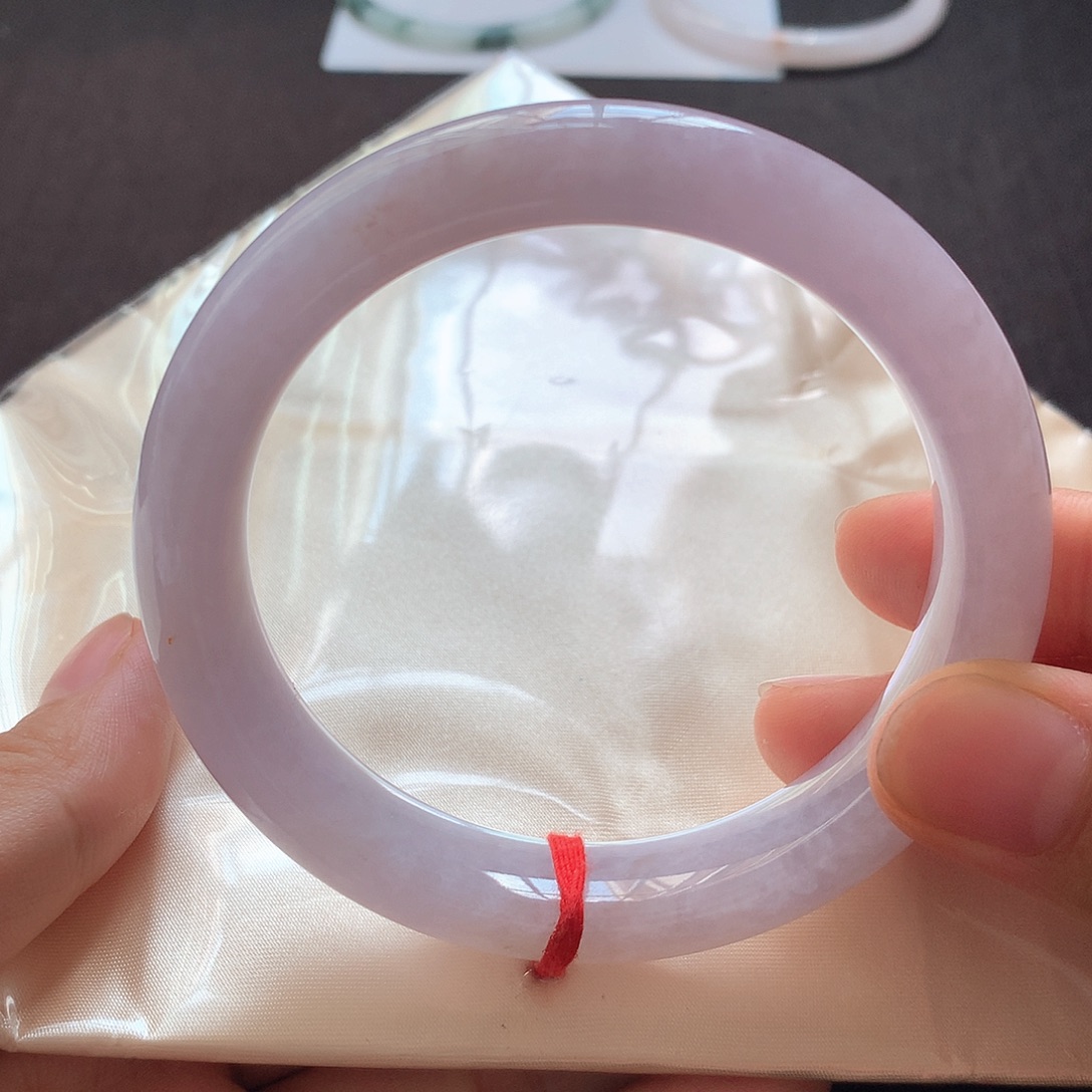 翡翠未镶嵌手镯59完美