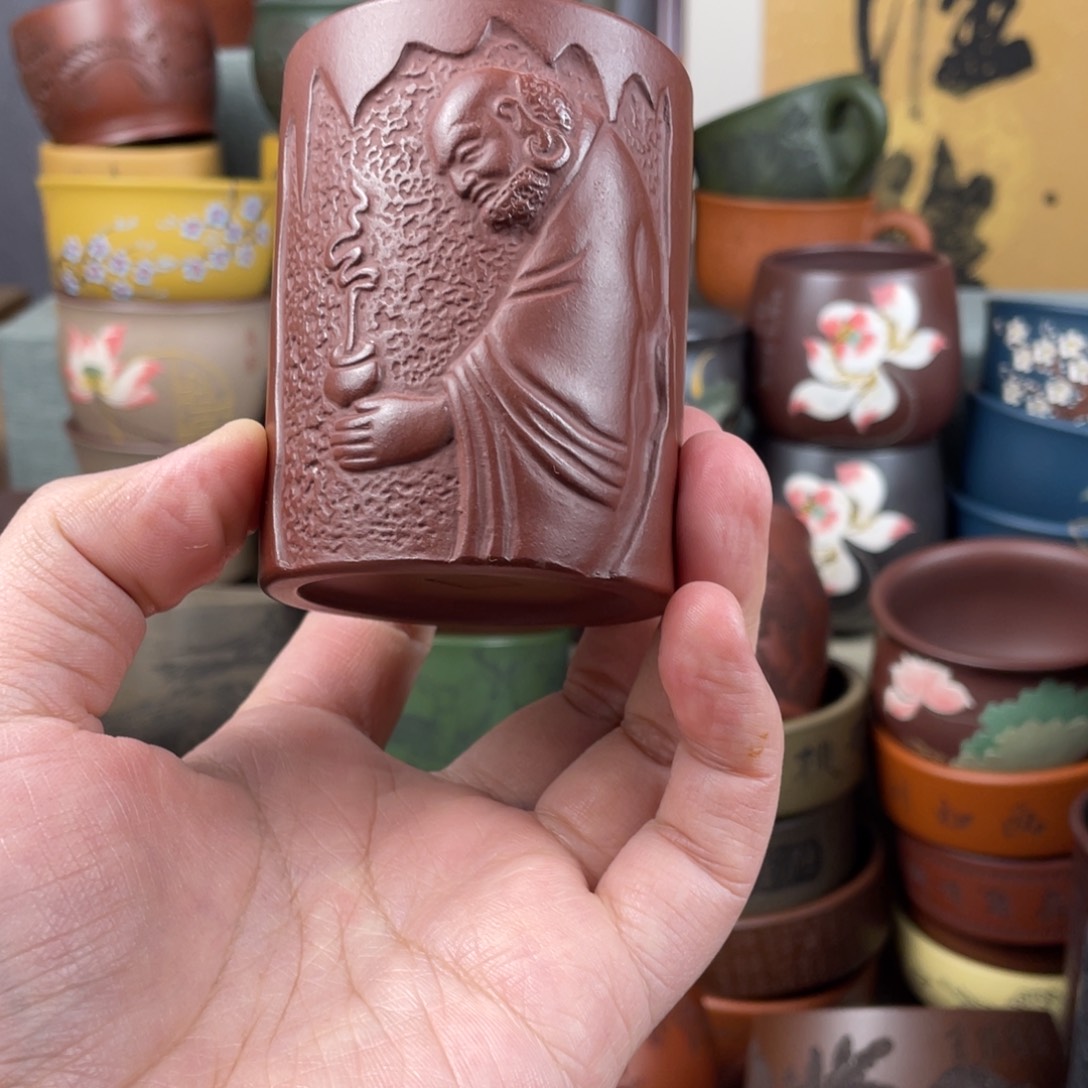 紫砂茶杯紫砂茶杯