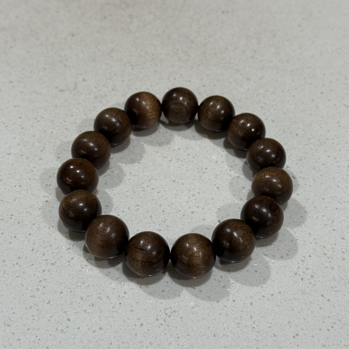 H180 黑金金丝楠1.5cm手串