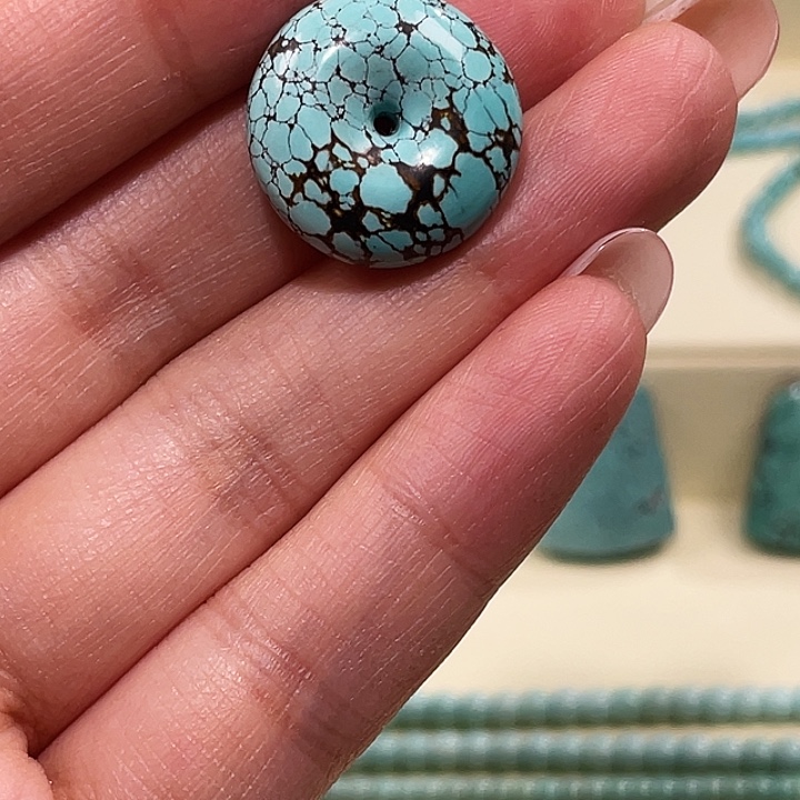 绿松石未镶嵌平安扣