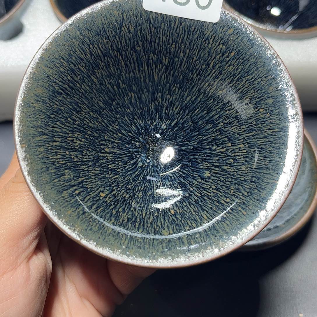 茶盏柴烧建盏主人杯480