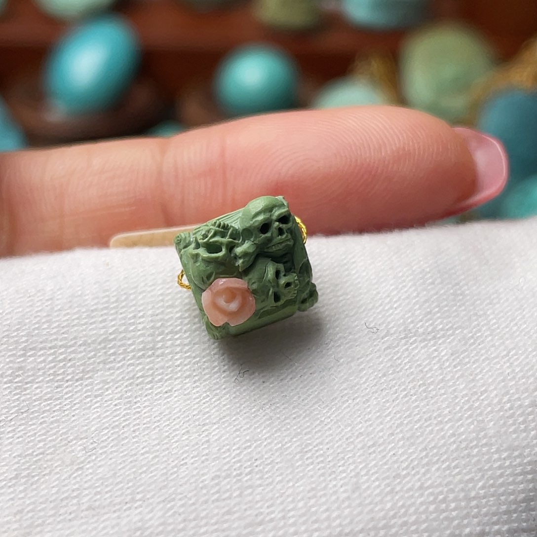 绿松石珠宝奇石未镶嵌