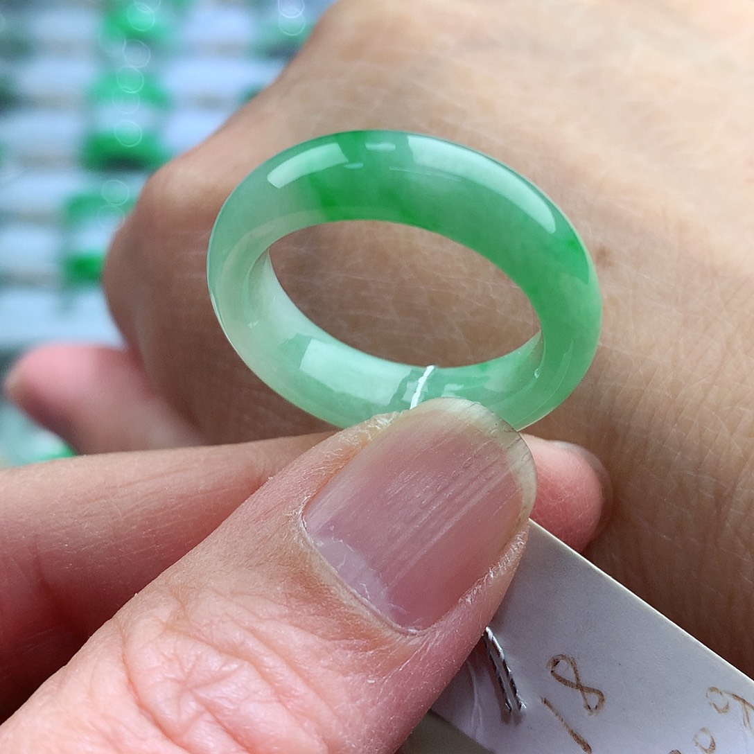 未镶嵌戒指翡翠18号