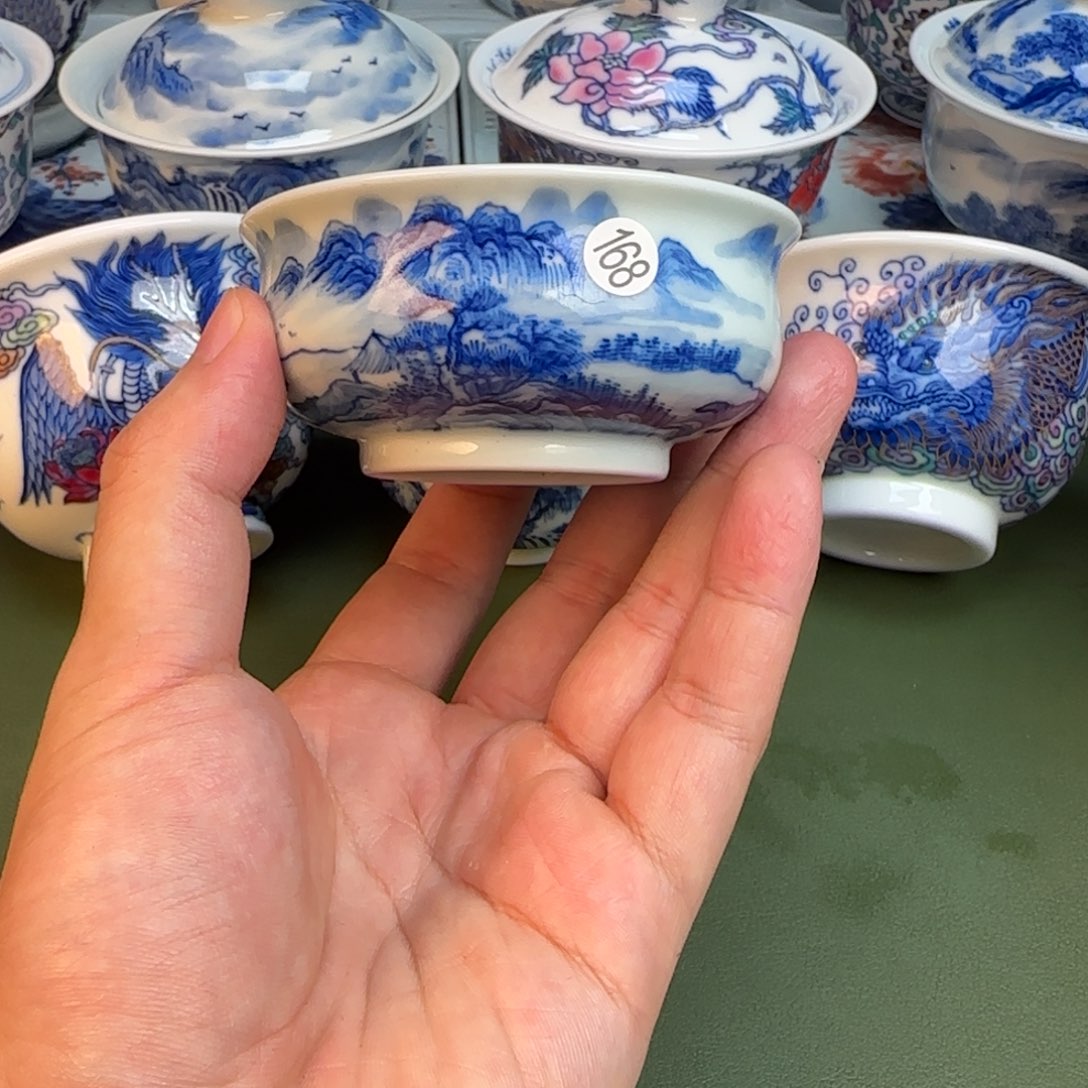 彦祖纯手工手绘茶具168