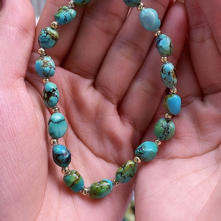 未镶嵌绿松石珠宝奇石