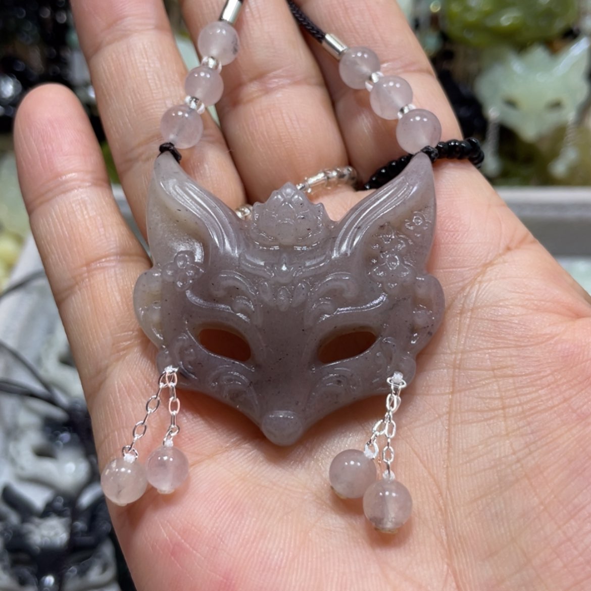 【闪购商品】岫玉颈饰未镶嵌11吊坠