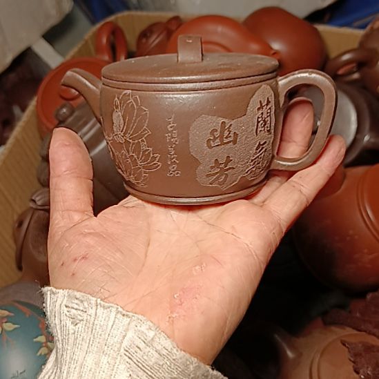 紫砂茶杯紫砂壶手工制作