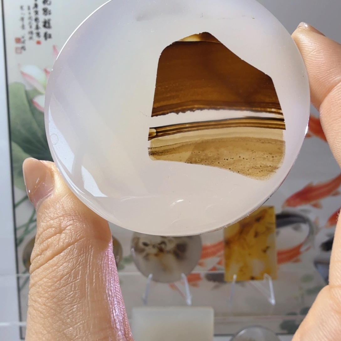 玛瑙/玉髓吊坠(不含链)未镶嵌1